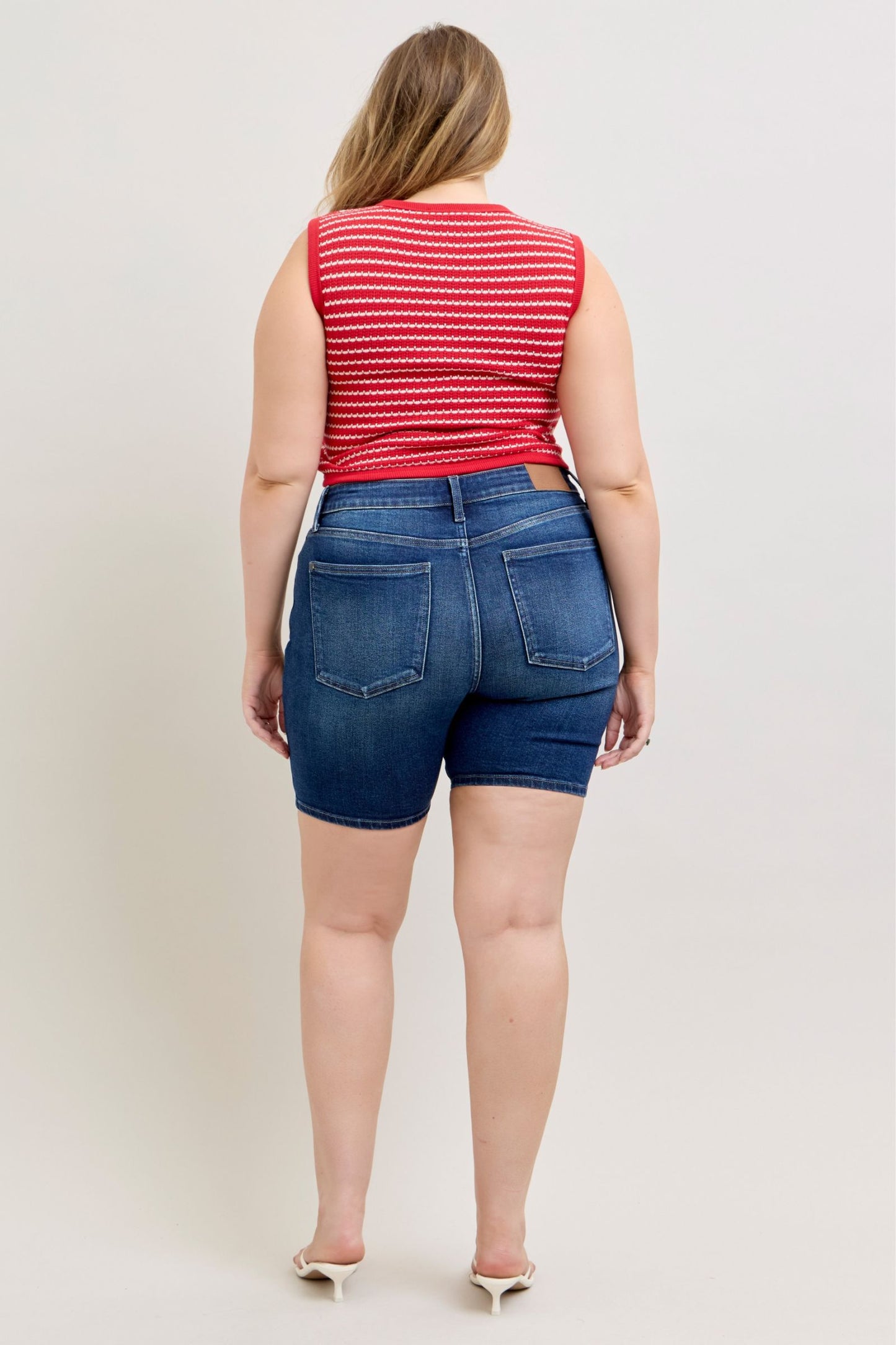 Judy Blue Midnight Sculpt Bermuda Shorts-190 Skirts/Shorts- Simply Simpson's Boutique is a Women's Online Fashion Boutique Located in Jupiter, Florida