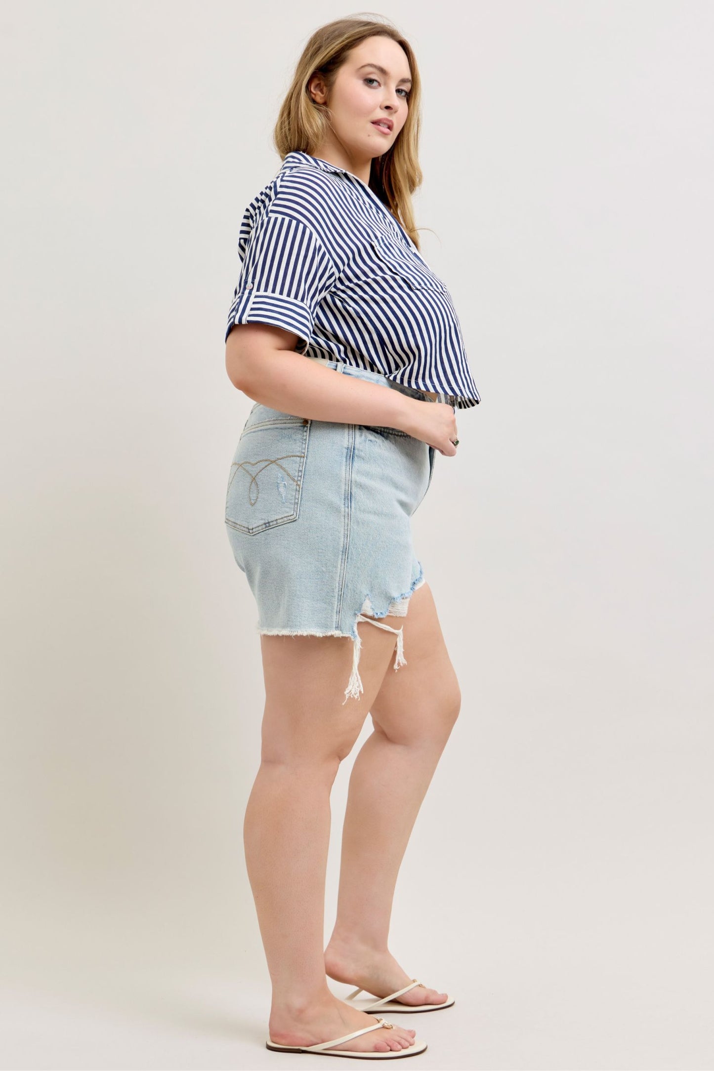 Judy Blue Everyday Ease with Cell Phone Back Pocket-190 Skirts/Shorts- Simply Simpson's Boutique is a Women's Online Fashion Boutique Located in Jupiter, Florida