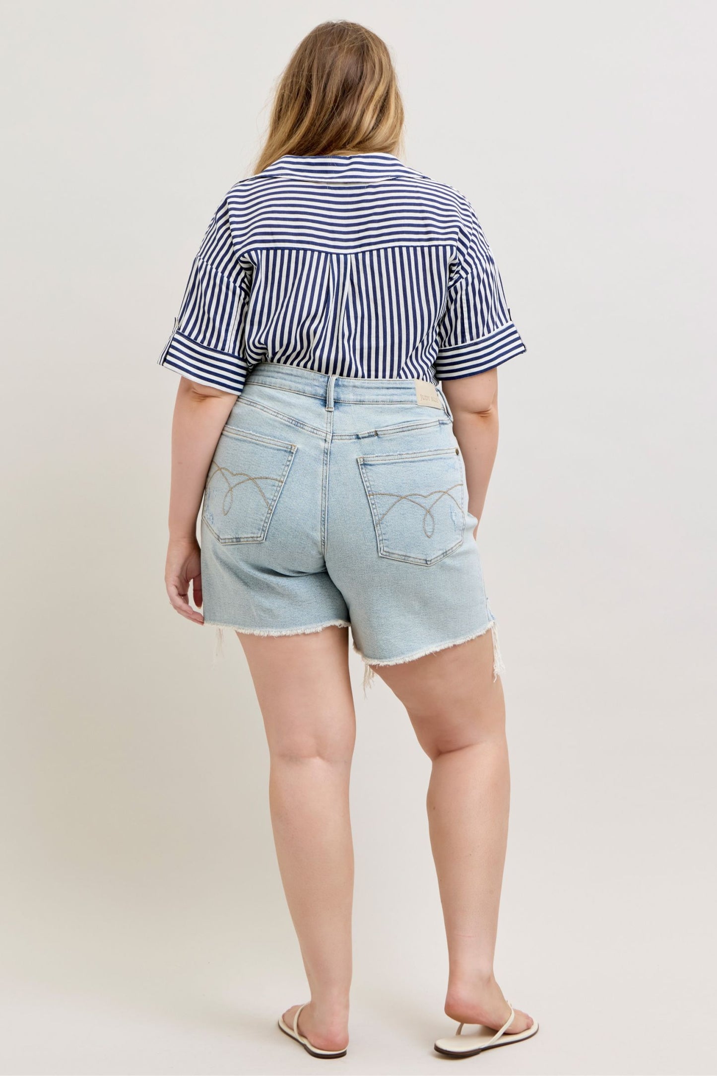 Judy Blue Everyday Ease with Cell Phone Back Pocket-190 Skirts/Shorts- Simply Simpson's Boutique is a Women's Online Fashion Boutique Located in Jupiter, Florida