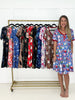 Preorder Simply Simpson 2026 Holiday Pajama Dresses-220 Lounge wear/Pajamas- Simply Simpson's Boutique is a Women's Online Fashion Boutique Located in Jupiter, Florida