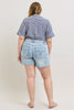 Judy Blue Flip Side Button Fly Shorts-190 Skirts/Shorts- Simply Simpson's Boutique is a Women's Online Fashion Boutique Located in Jupiter, Florida