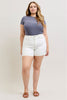 Judy Blue Salt & Sand White Shorts-190 Skirts/Shorts- Simply Simpson's Boutique is a Women's Online Fashion Boutique Located in Jupiter, Florida