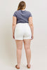 Judy Blue Salt & Sand White Shorts-190 Skirts/Shorts- Simply Simpson's Boutique is a Women's Online Fashion Boutique Located in Jupiter, Florida