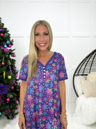 Preorder Shirley & Stone Holiday Pajama Dresses (2024)-220 Lounge wear/Pajamas- Simply Simpson's Boutique is a Women's Online Fashion Boutique Located in Jupiter, Florida