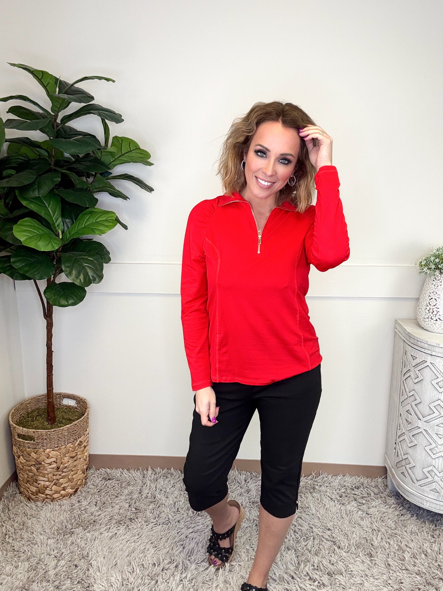 Dear Scarlett Windsor Top-110 Long Sleeves- Simply Simpson's Boutique is a Women's Online Fashion Boutique Located in Jupiter, Florida