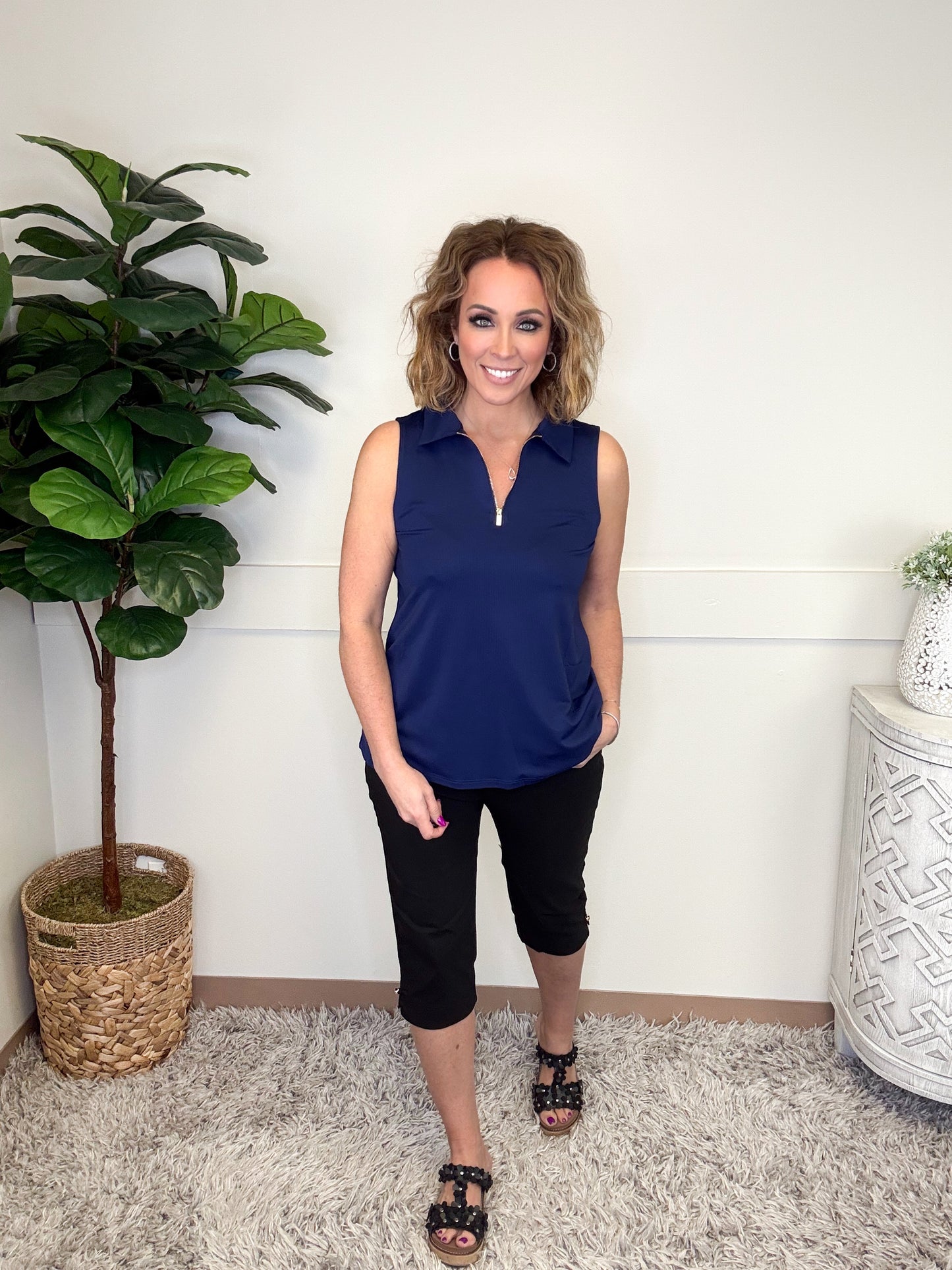 Dear Scarlett Belmont Tank-120 Sleeveless- Simply Simpson's Boutique is a Women's Online Fashion Boutique Located in Jupiter, Florida