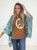 Peace & Patchwork Top-110 Long Sleeves- Simply Simpson's Boutique is a Women's Online Fashion Boutique Located in Jupiter, Florida