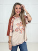 Daisy Blossom Patchwork Top-100 Short Sleeves- Simply Simpson's Boutique is a Women's Online Fashion Boutique Located in Jupiter, Florida