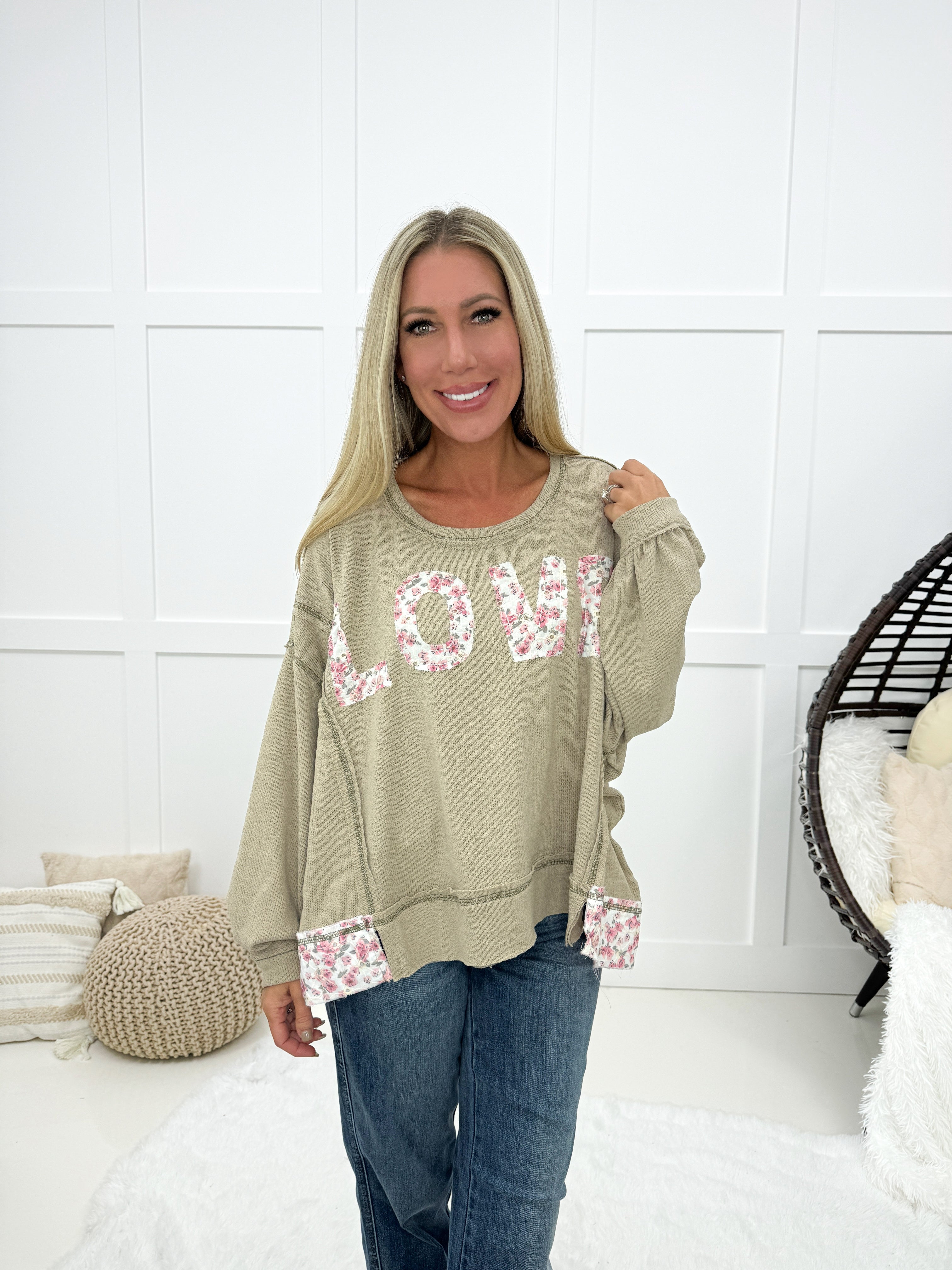 POL Love Me Sweater-110 Long Sleeves- Simply Simpson's Boutique is a Women's Online Fashion Boutique Located in Jupiter, Florida