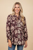 Autumn Romance Floral Blouse-110 Long Sleeves- Simply Simpson's Boutique is a Women's Online Fashion Boutique Located in Jupiter, Florida
