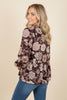 Autumn Romance Floral Blouse-110 Long Sleeves- Simply Simpson's Boutique is a Women's Online Fashion Boutique Located in Jupiter, Florida