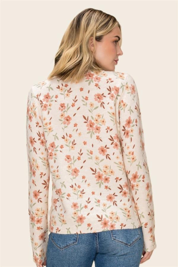 Sunset Fields Floral Sweater-150 Sweaters- Simply Simpson's Boutique is a Women's Online Fashion Boutique Located in Jupiter, Florida