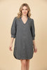 Hadley Puff Sleeve Denim Dress