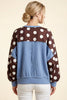 Brown Darling Dots Pullover