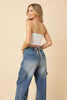 Dakota Denim Cargo Joggers-200 Jeans- Simply Simpson's Boutique is a Women's Online Fashion Boutique Located in Jupiter, Florida