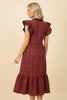 Red Tis the Season Plaid Dress-240 Dresses- Simply Simpson's Boutique is a Women's Online Fashion Boutique Located in Jupiter, Florida