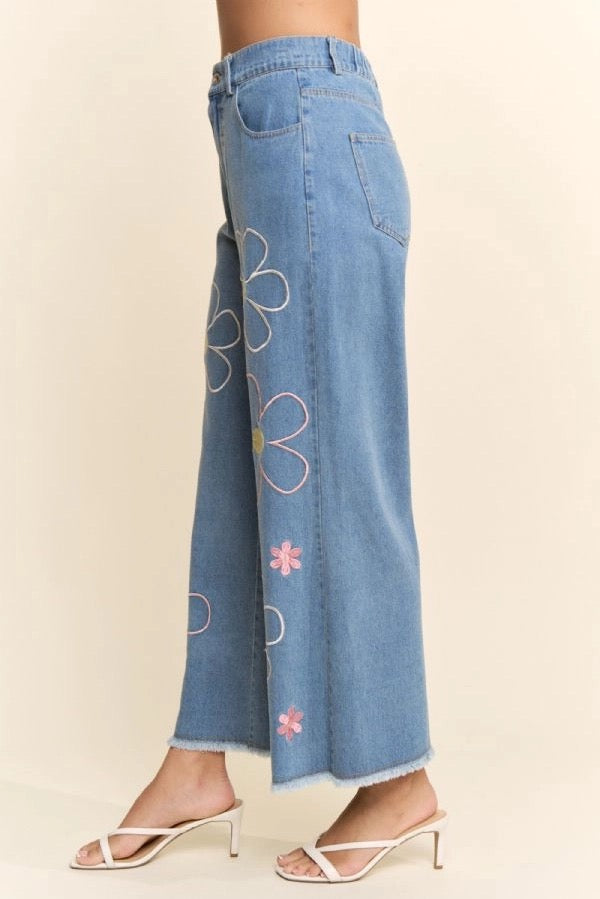 Blooming Belle Embroidered Jeans