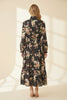 Moonlit Petals Maxi Dress