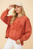 Terra Cotta Bloom Where You Are Sweatshirt