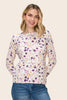 Lavender Fields Floral Sweater-150 Sweaters- Simply Simpson's Boutique is a Women's Online Fashion Boutique Located in Jupiter, Florida