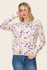 Lavender Fields Floral Sweater-150 Sweaters- Simply Simpson's Boutique is a Women's Online Fashion Boutique Located in Jupiter, Florida