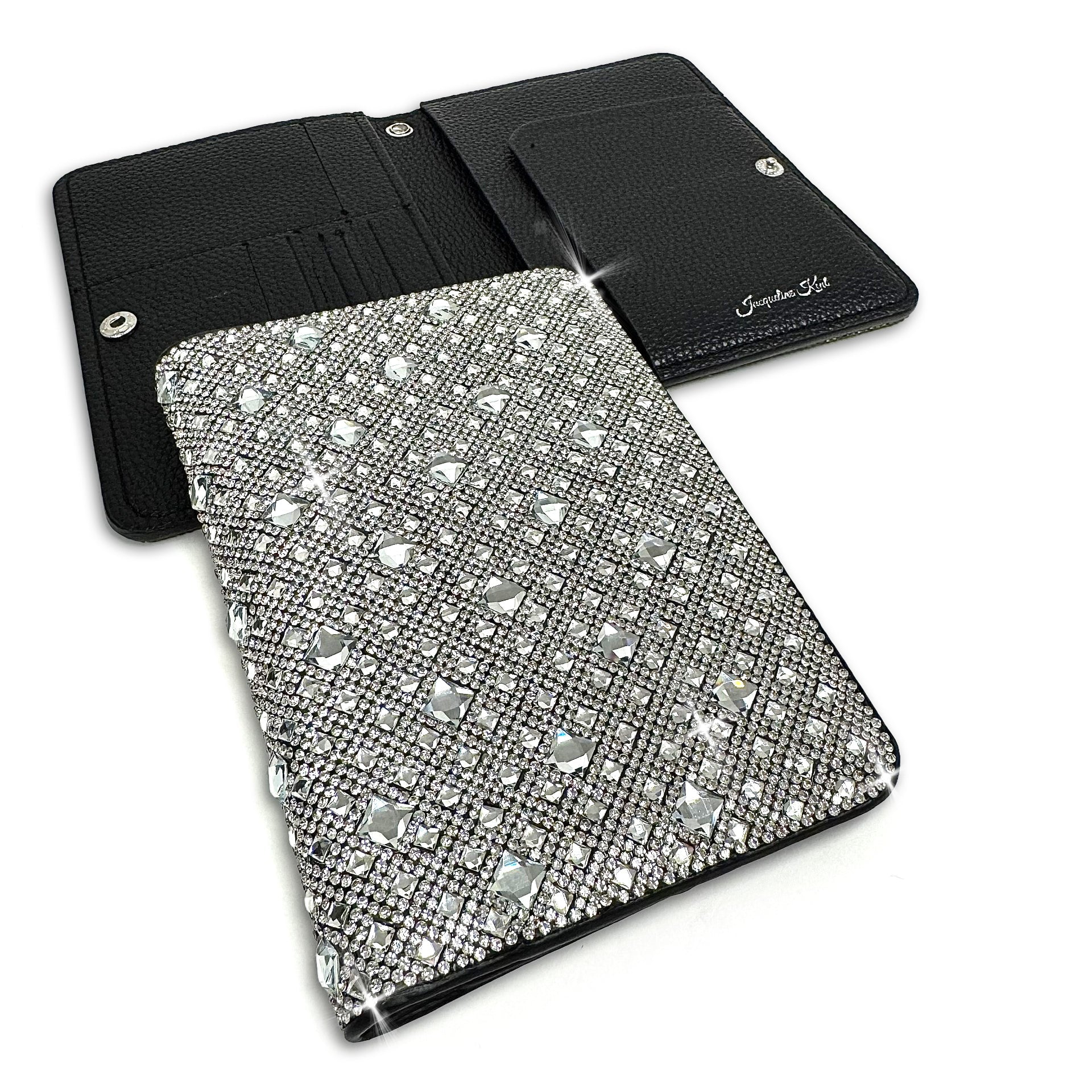 FLOWER POWER PASSPORT HOLDER SILVER-ACCESSORIES- Simply Simpson's Boutique is a Women's Online Fashion Boutique Located in Jupiter, Florida