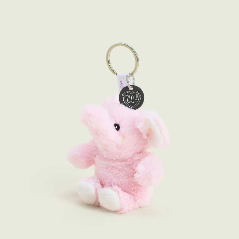 Pink Elephant Keyring Warmies