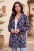 Dear Scarlett Midnight Meadow Smocked Sleeve Cardigan-180 Outerwear- Simply Simpson's Boutique is a Women's Online Fashion Boutique Located in Jupiter, Florida