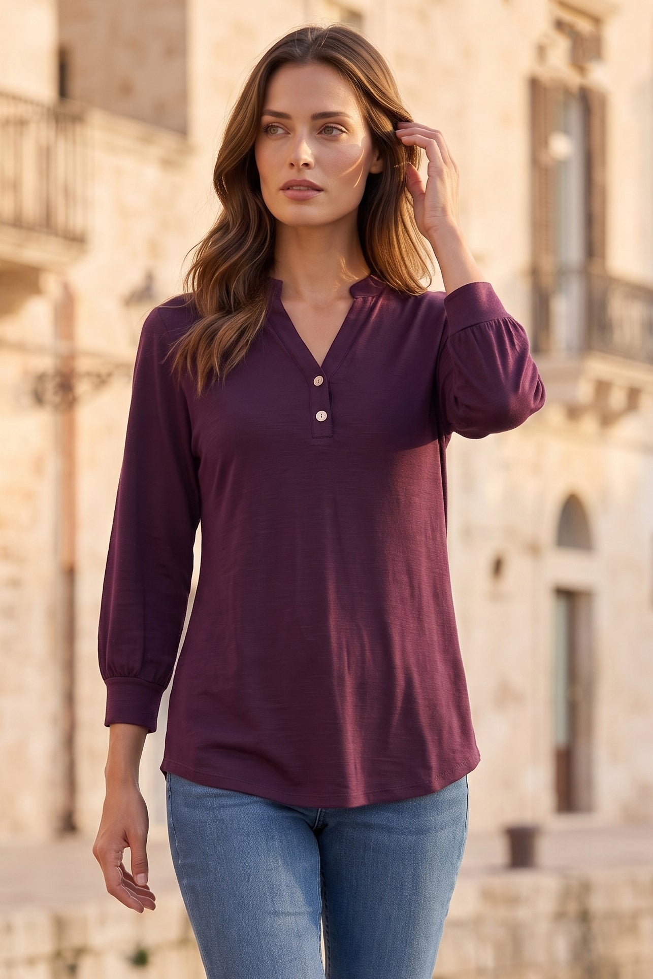 Dear Scarlett Refined Lizzy-110 Long Sleeves- Simply Simpson's Boutique is a Women's Online Fashion Boutique Located in Jupiter, Florida
