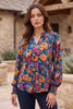 Dear Scarlett Harvest Blooms Smocked Sleeve Lizzy