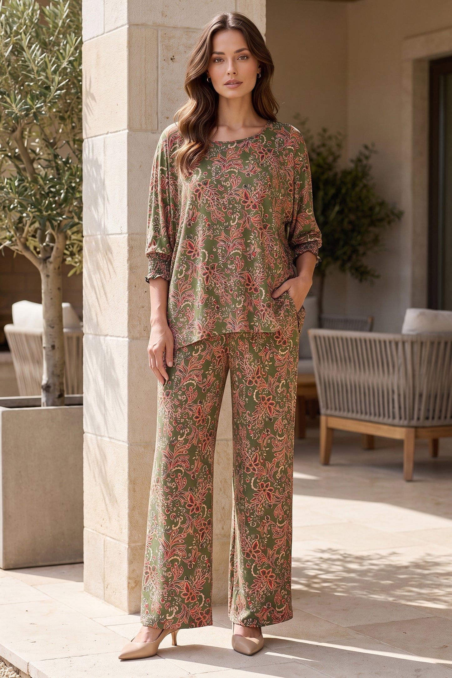 Dear Scarlett Olive Autumn Mila Set