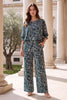 Dear Scarlett Teal Scrolling Mila Set