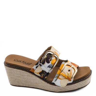 Corky's Manifest Natural Hibiscus Wedge- Simply Simpson's Boutique is a Women's Online Fashion Boutique Located in Jupiter, Florida