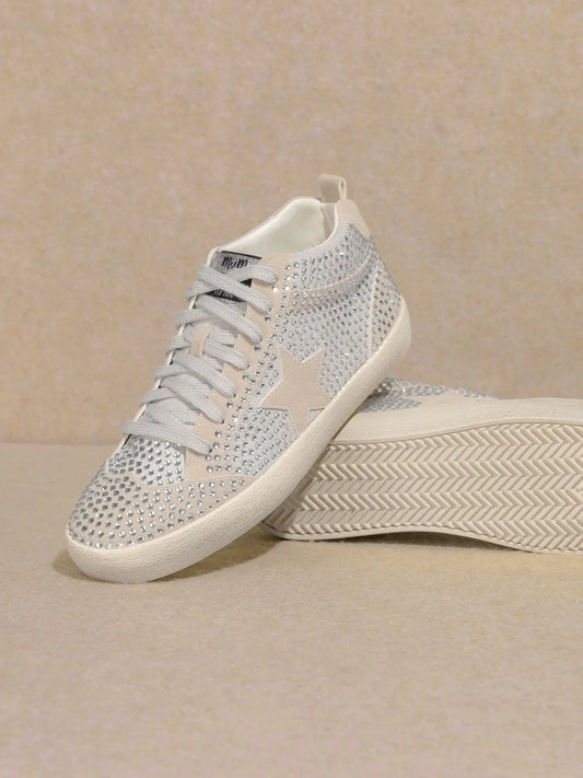 Diamond Dust Sneakers-260 Shoes- Simply Simpson's Boutique is a Women's Online Fashion Boutique Located in Jupiter, Florida