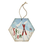 Christmas Ski-son Ornament 4.5 x .25- Simply Simpson's Boutique is a Women's Online Fashion Boutique Located in Jupiter, Florida