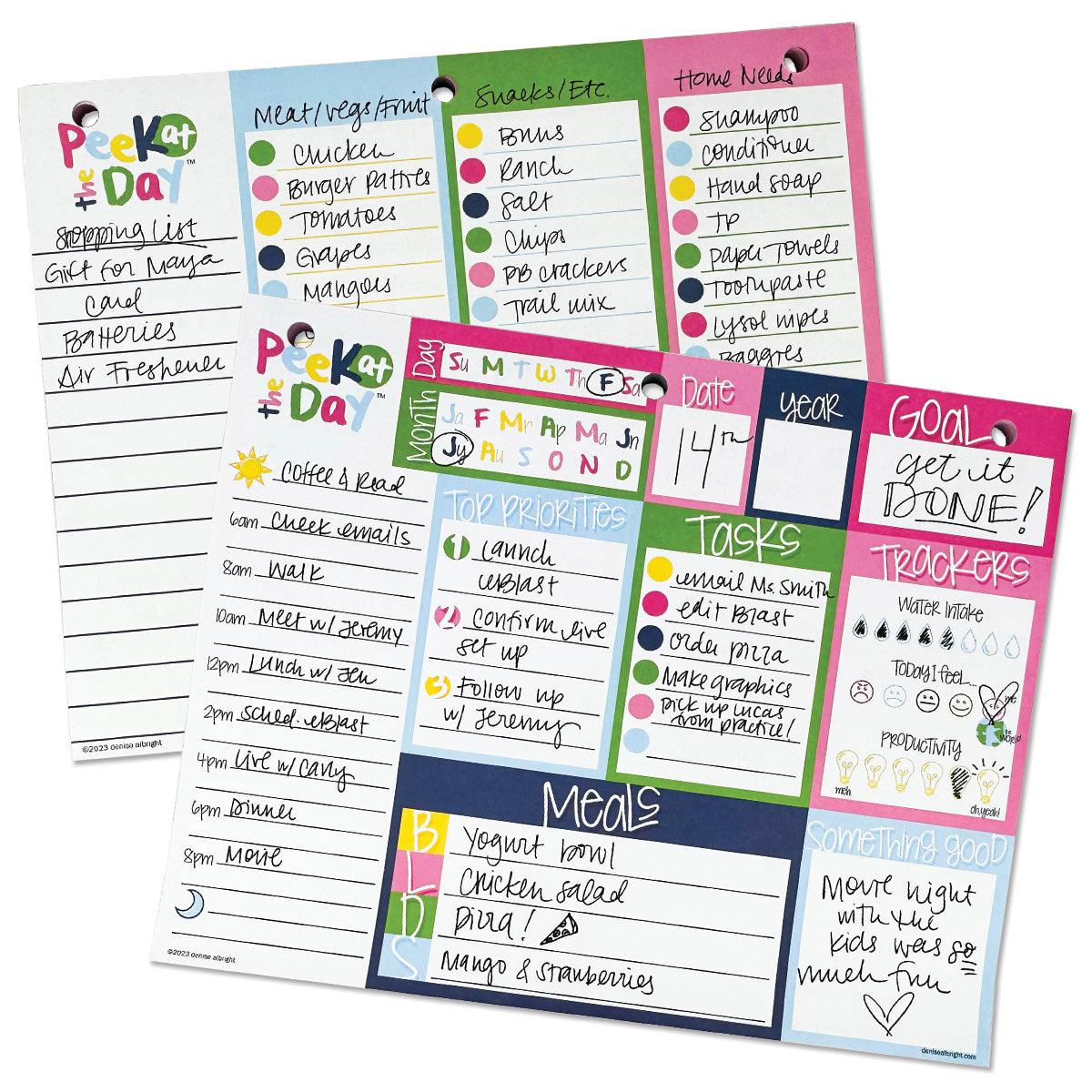 Peek at the Day™ Planner Pad-Pads- Simply Simpson's Boutique is a Women's Online Fashion Boutique Located in Jupiter, Florida