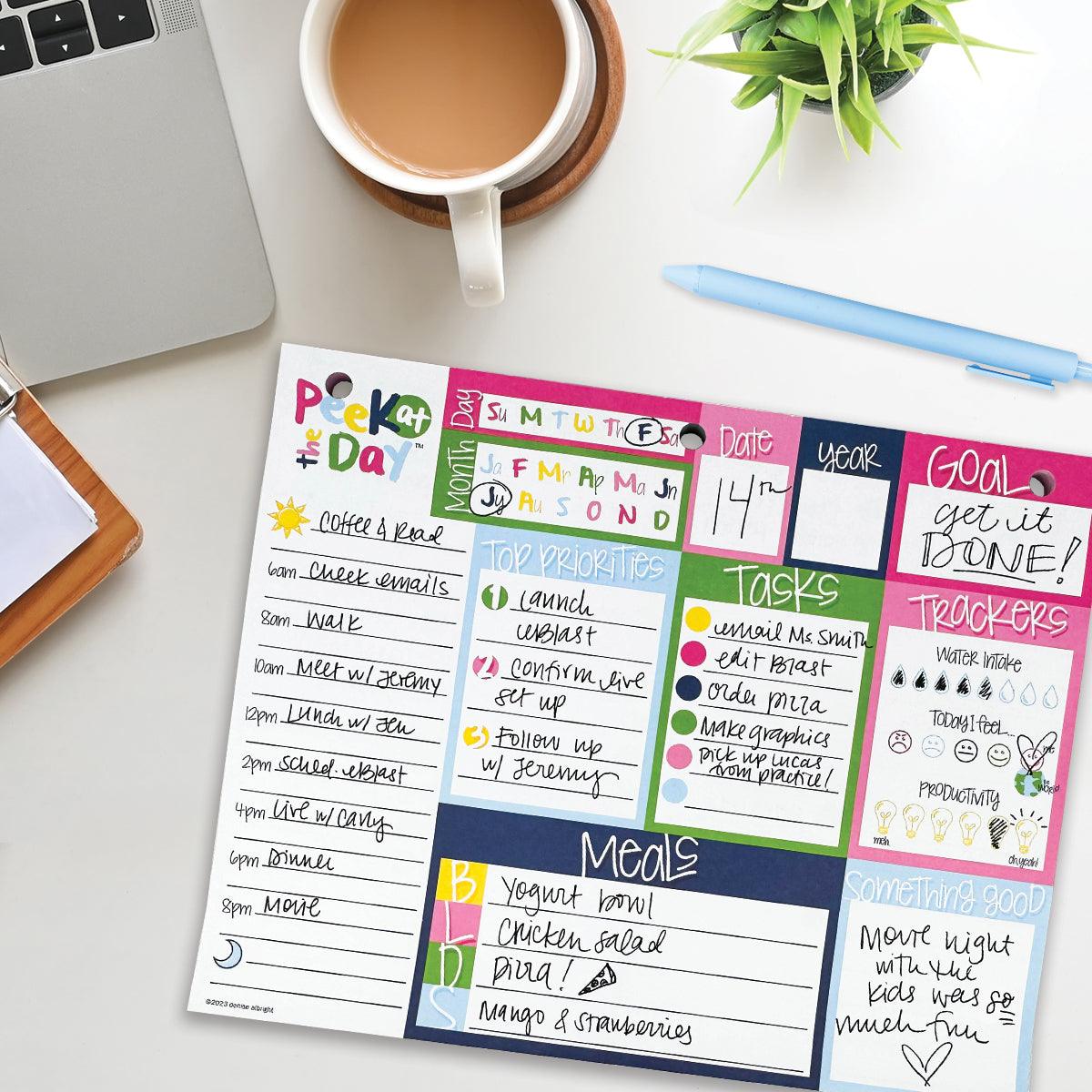 NEW! Plan Your Way Bundle | Daily & Weekly Planner Pads-Pads- Simply Simpson's Boutique is a Women's Online Fashion Boutique Located in Jupiter, Florida