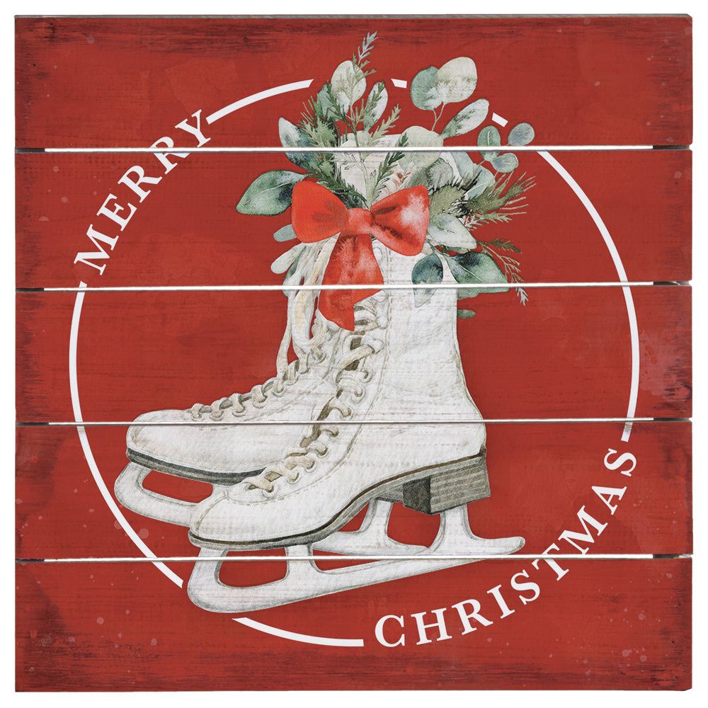 Merry Christams Skates 8 x 8 Petite Pallet- Simply Simpson's Boutique is a Women's Online Fashion Boutique Located in Jupiter, Florida