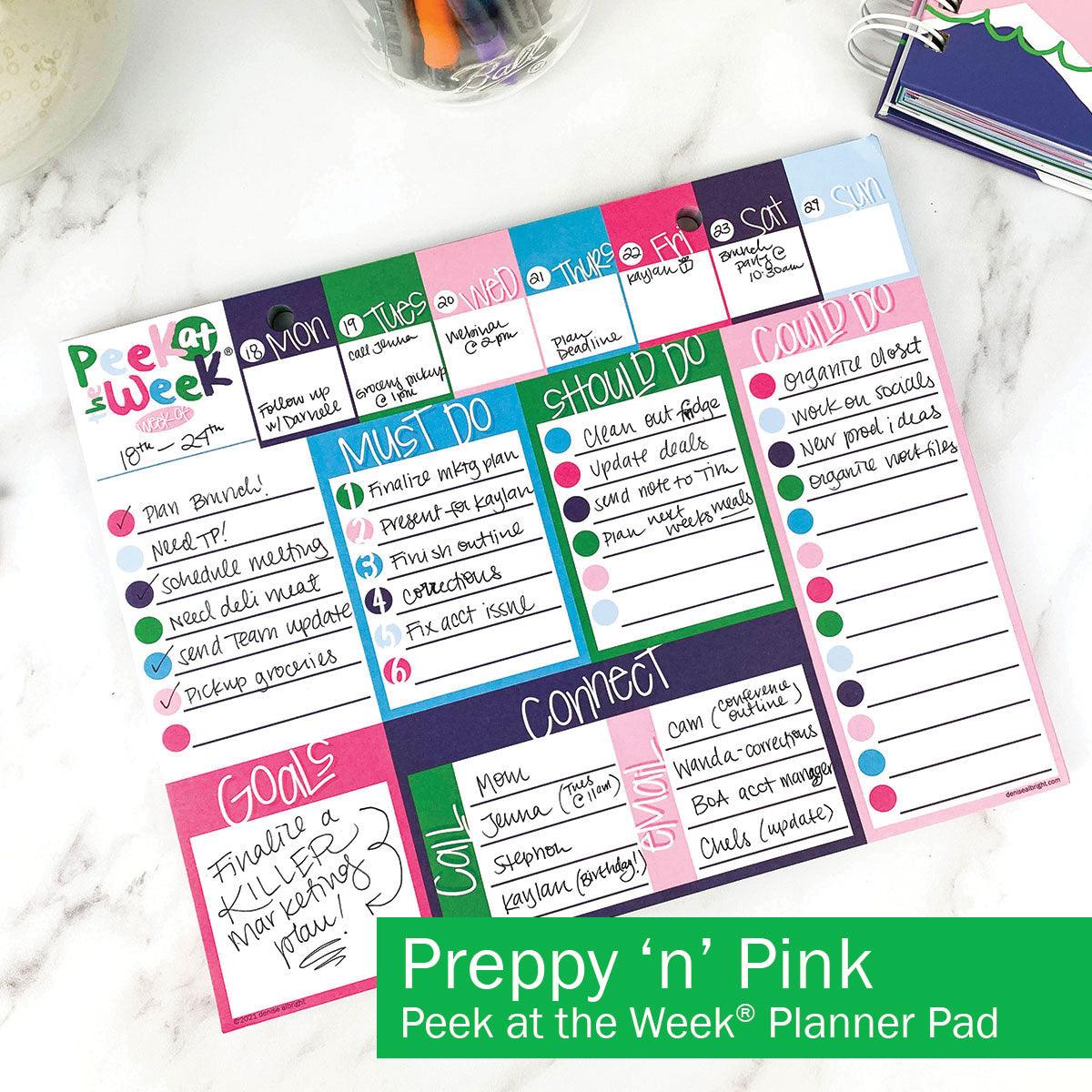 NEW! Plan Your Way Bundle | Daily & Weekly Planner Pads-Pads- Simply Simpson's Boutique is a Women's Online Fashion Boutique Located in Jupiter, Florida