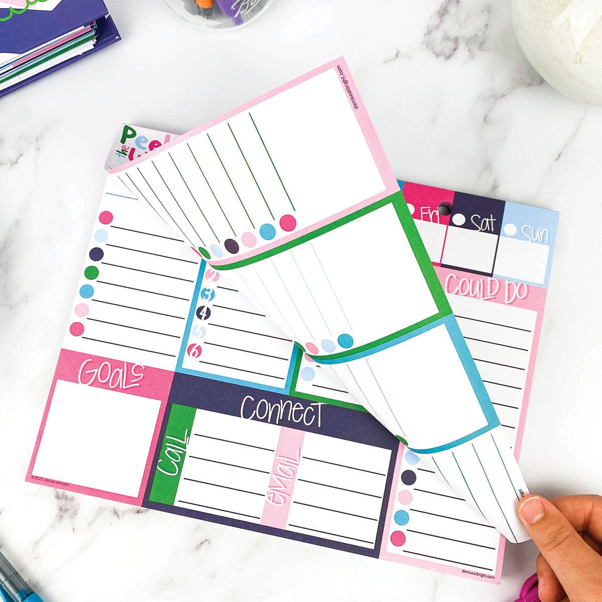 Peek at the Week® Planner Pad-Pads- Simply Simpson's Boutique is a Women's Online Fashion Boutique Located in Jupiter, Florida