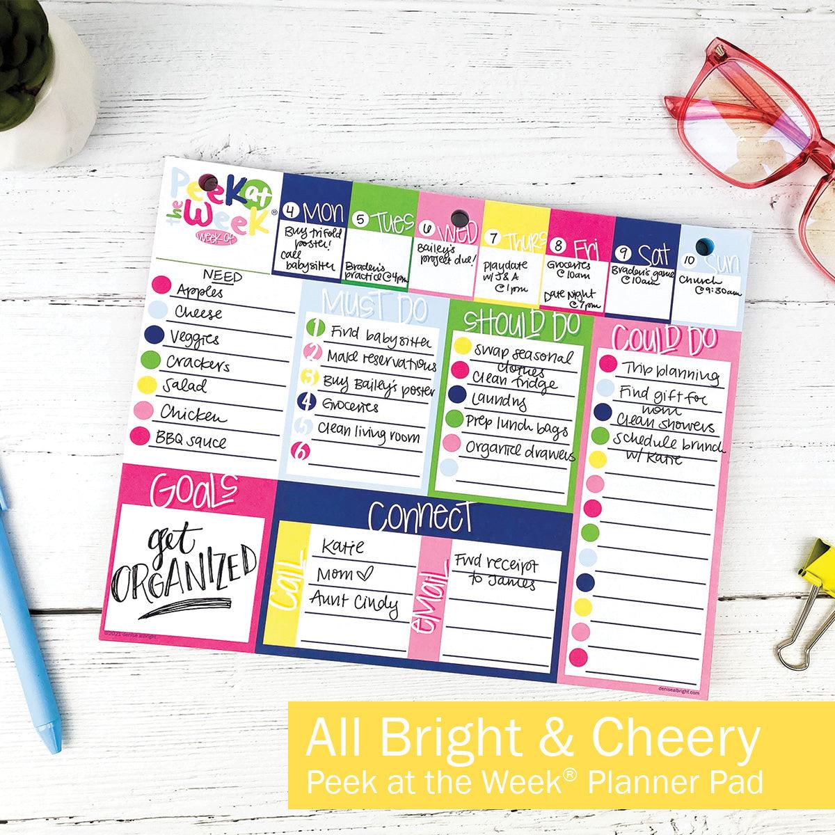 NEW! Plan Your Way Bundle | Daily & Weekly Planner Pads-Pads- Simply Simpson's Boutique is a Women's Online Fashion Boutique Located in Jupiter, Florida