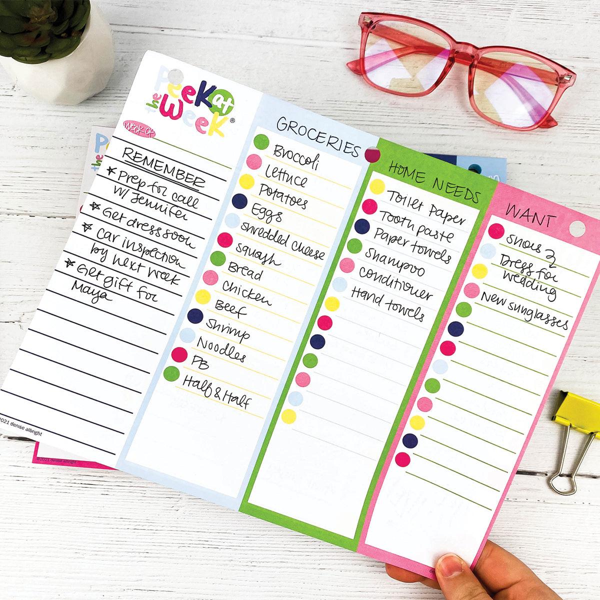 NEW! Plan Your Way Bundle | Daily & Weekly Planner Pads-Pads- Simply Simpson's Boutique is a Women's Online Fashion Boutique Located in Jupiter, Florida