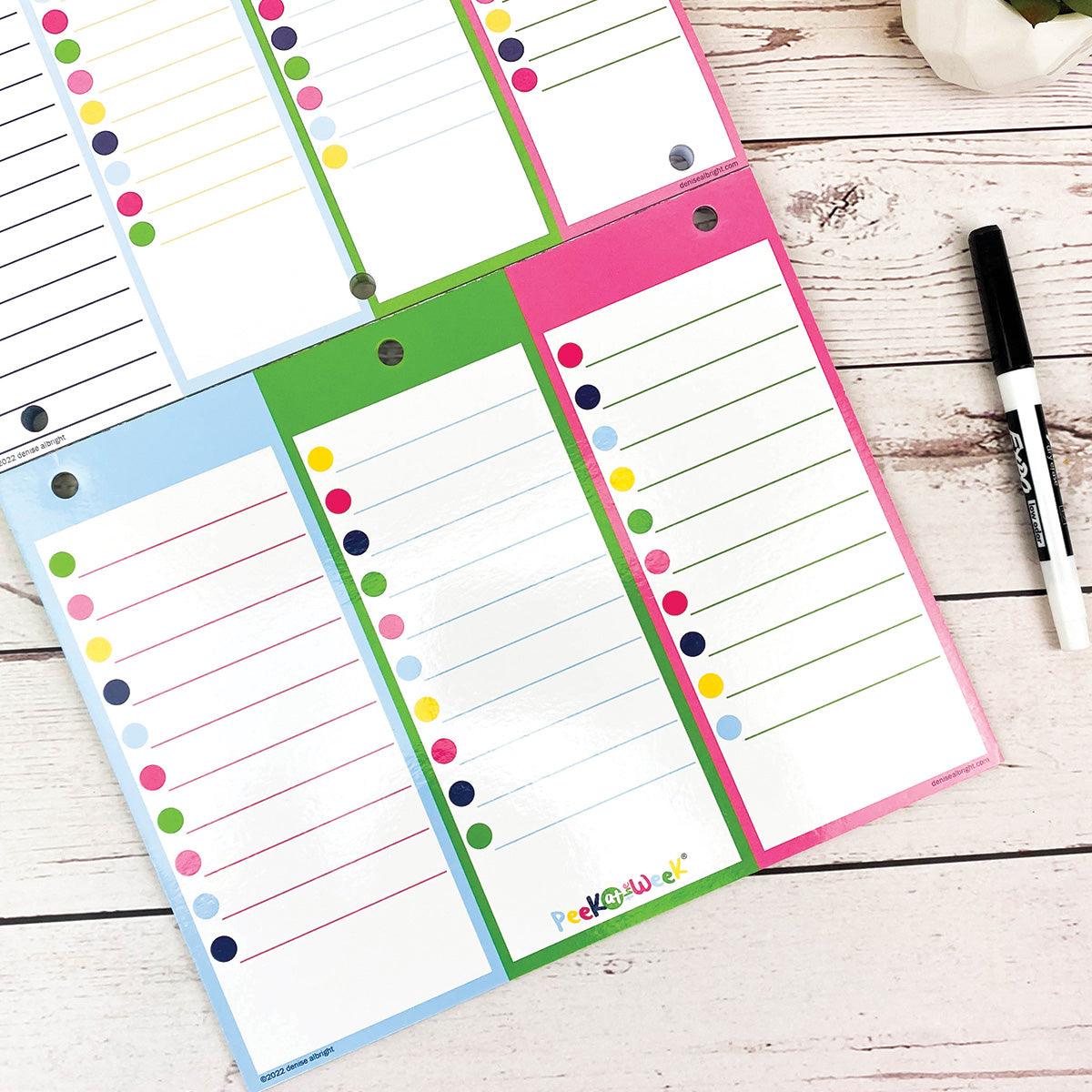 Peek at the Week® Simple Planner Pad-Pads- Simply Simpson's Boutique is a Women's Online Fashion Boutique Located in Jupiter, Florida