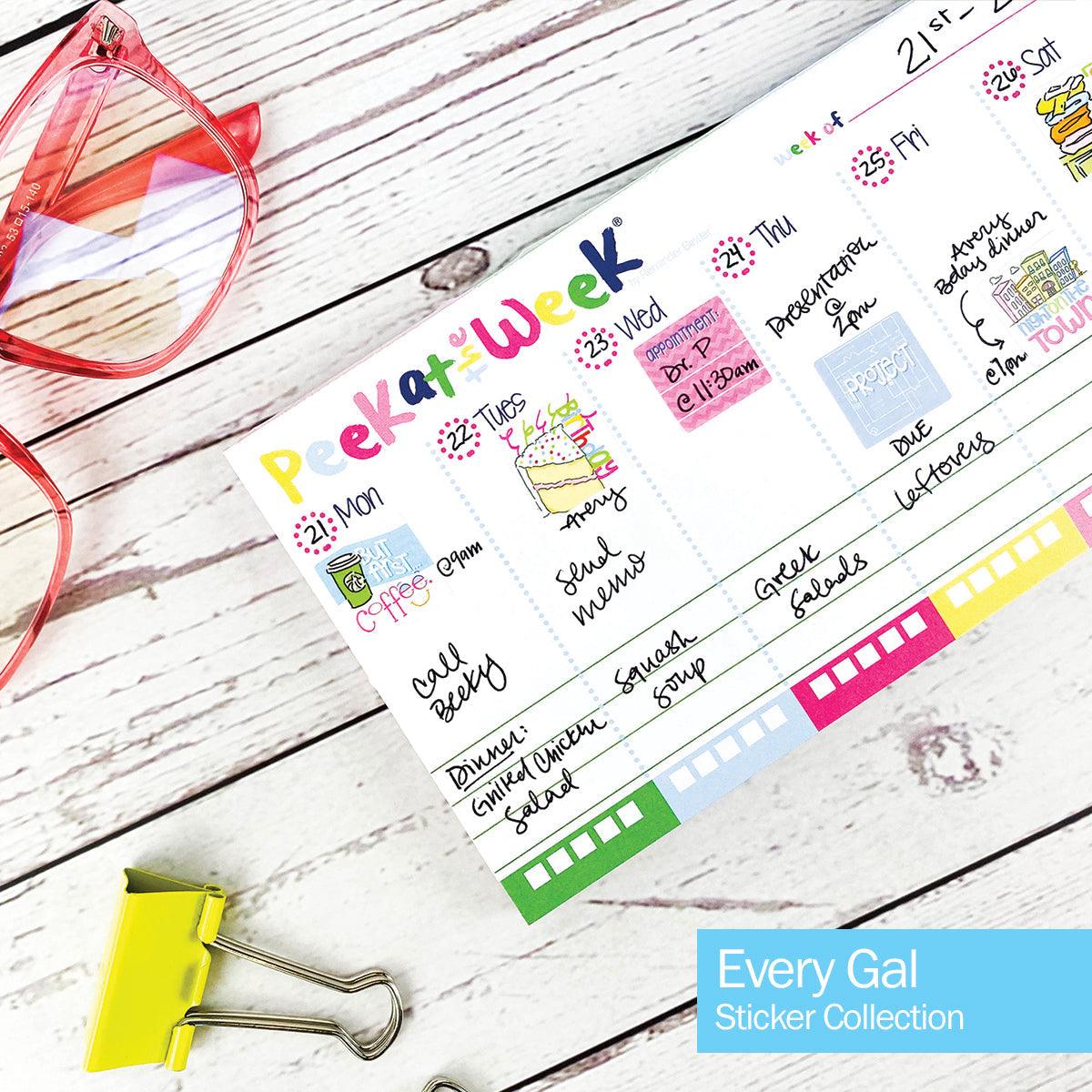 Best Planner Stickers | Family, Work, To-Dos, Events, Goals | 8 Styles-Planner Stickers- Simply Simpson's Boutique is a Women's Online Fashion Boutique Located in Jupiter, Florida