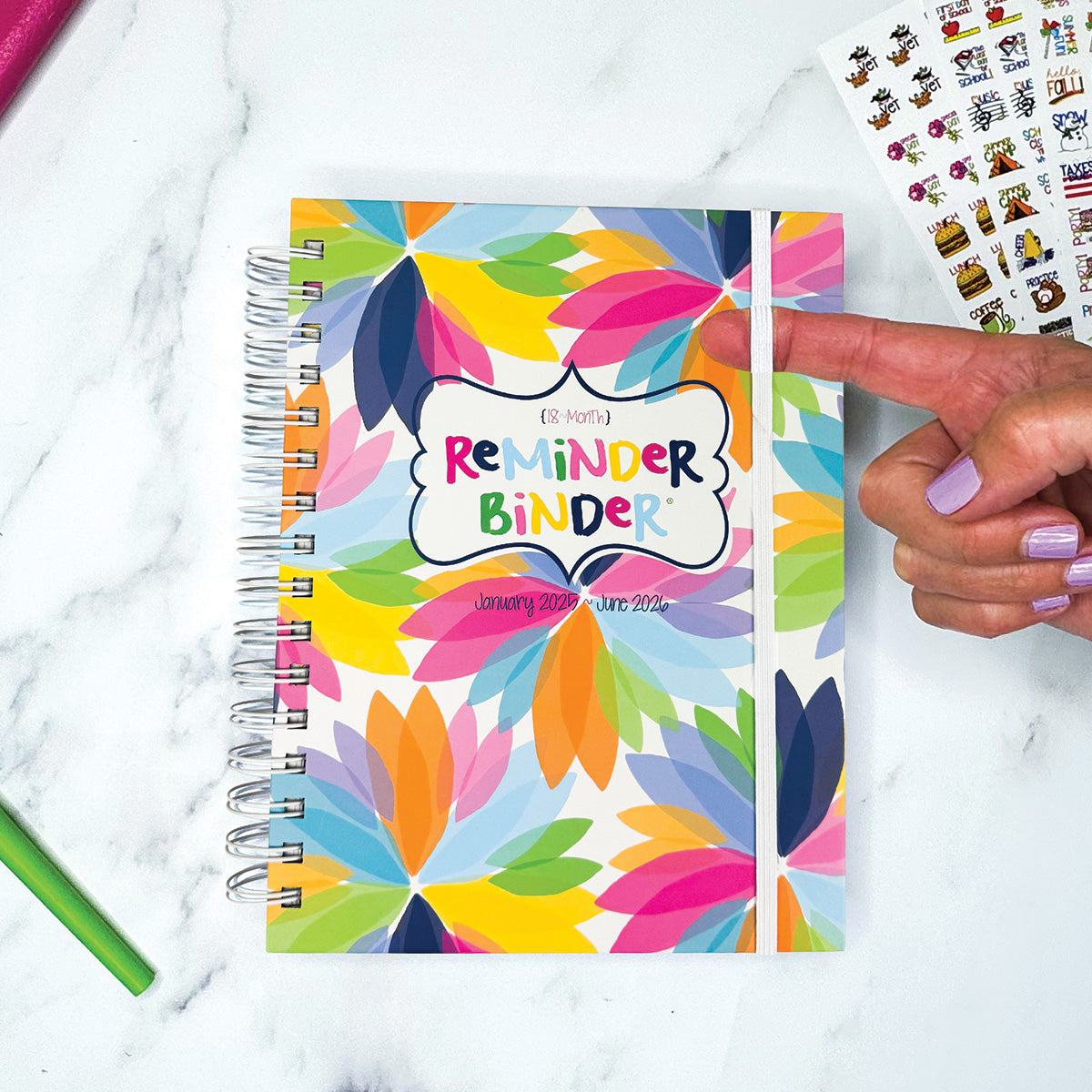 NEW! 2025-26 Reminder Binder® Planner | January 2025 - June 2026-Planner- Simply Simpson's Boutique is a Women's Online Fashion Boutique Located in Jupiter, Florida