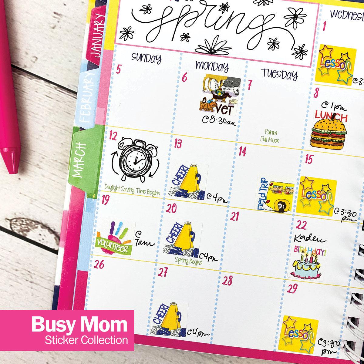 Best Planner Stickers | Family, Work, To-Dos, Events, Goals | 8 Styles-Planner Stickers- Simply Simpson's Boutique is a Women's Online Fashion Boutique Located in Jupiter, Florida