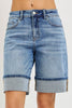 Risen Easy Breezy Cuffed Shorts-190 Skirts/Shorts- Simply Simpson's Boutique is a Women's Online Fashion Boutique Located in Jupiter, Florida