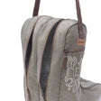 Sunstone Cotton & Leather Boot Bag in Clay Fern-270 Accessories- Simply Simpson's Boutique is a Women's Online Fashion Boutique Located in Jupiter, Florida