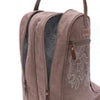 Sunstone Cotton & Leather Boot Bag in Sandy Taupe-270 Accessories- Simply Simpson's Boutique is a Women's Online Fashion Boutique Located in Jupiter, Florida