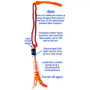 LED Spin Copter Slingshot-290 Home/Gift- Simply Simpson's Boutique is a Women's Online Fashion Boutique Located in Jupiter, Florida